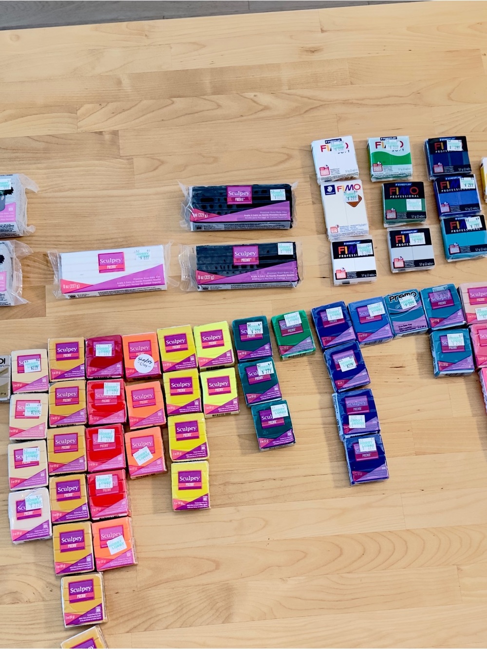 Sculpey Assorted Polymer Clay Lot - Multiple Colors